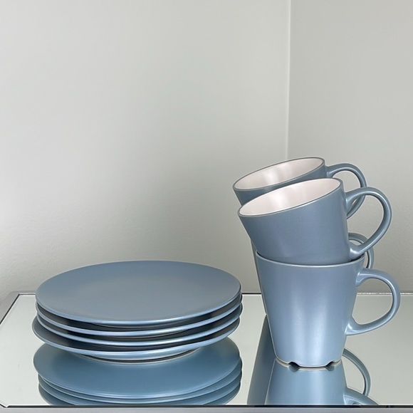 IKEA Other - IKEA Stylish Cozy Gray 4 plates & 10 oz mugs